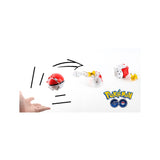 Set de 4 figuras Pokémon "Throw & pop"