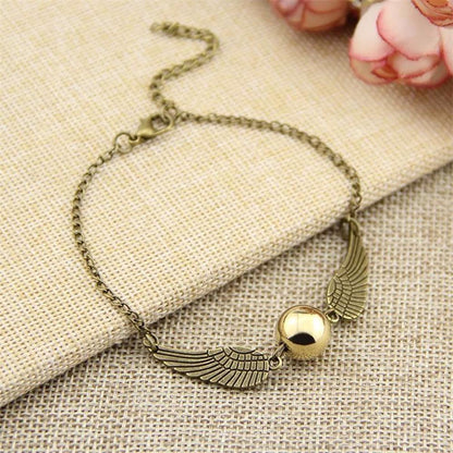 Pulsera snitch dorada