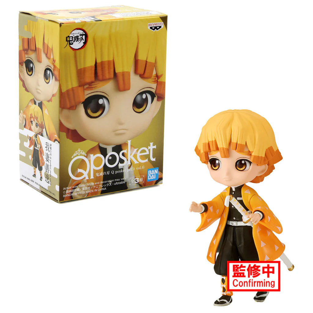 Figura original Q Posket Petit Zenitsu Agatsuma