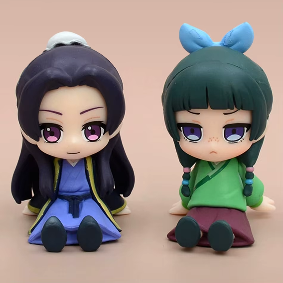 Set de figuritas Maomao y Jinshi de Los diarios de la Boticaria 6 cm
