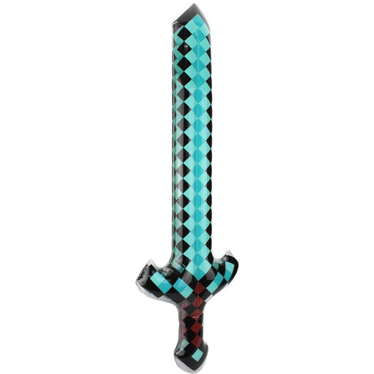 Set de 12 espadas inflables de Minecraft