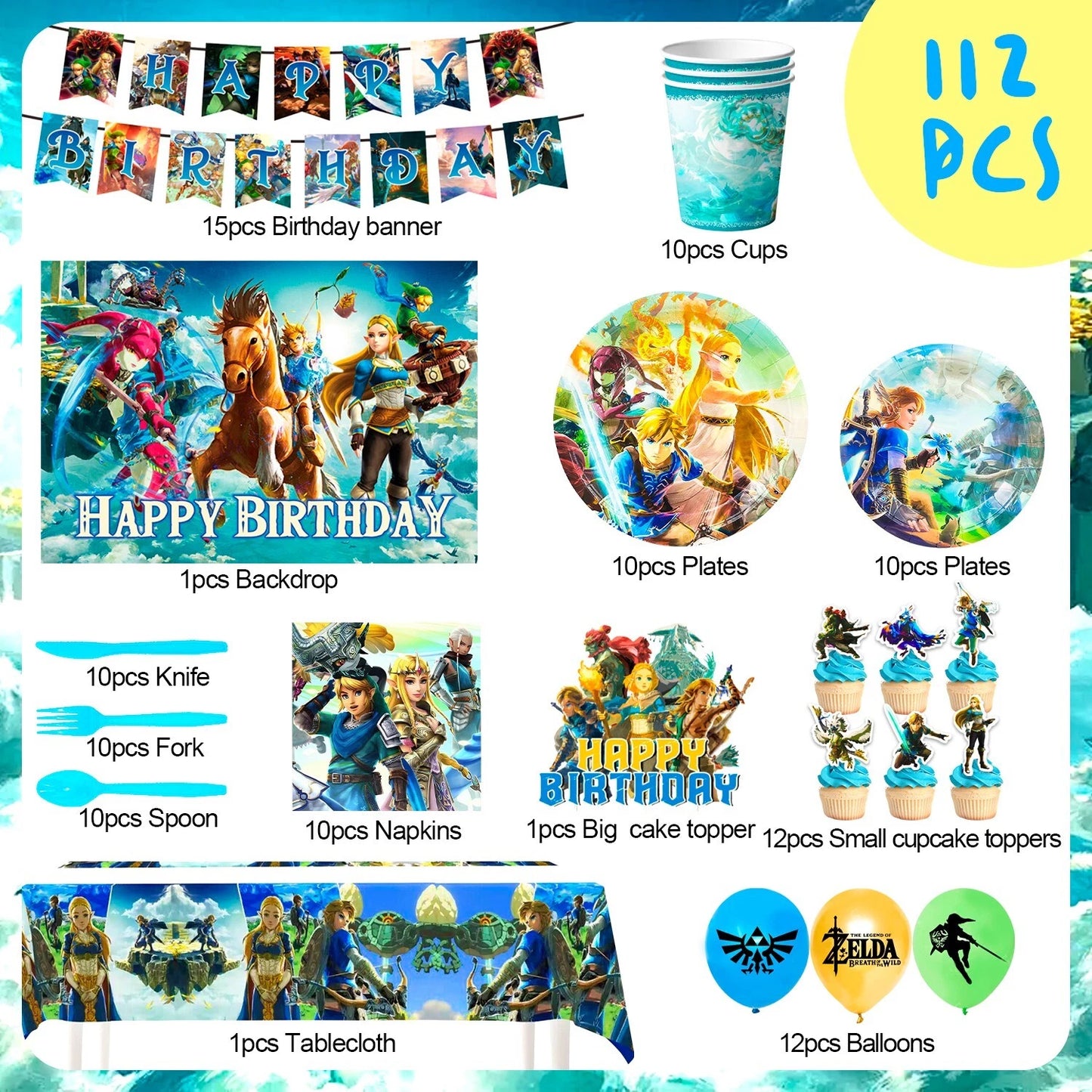 Set de decoración The Legend of Zelda