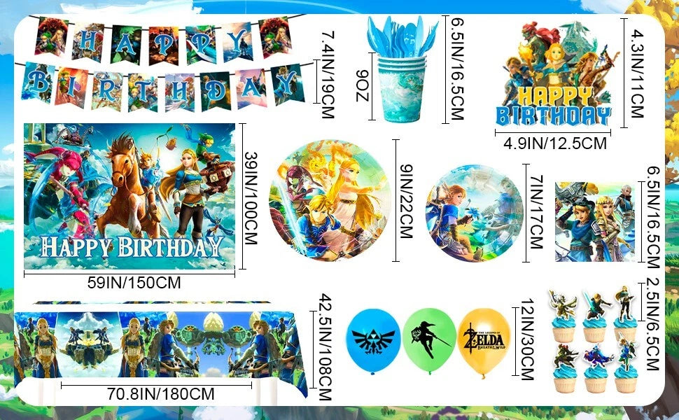 Set de decoración The Legend of Zelda