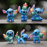 Set de 6 figuras Stitch 3 cm