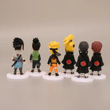 Set de 6 figuras Naruto 10 cm