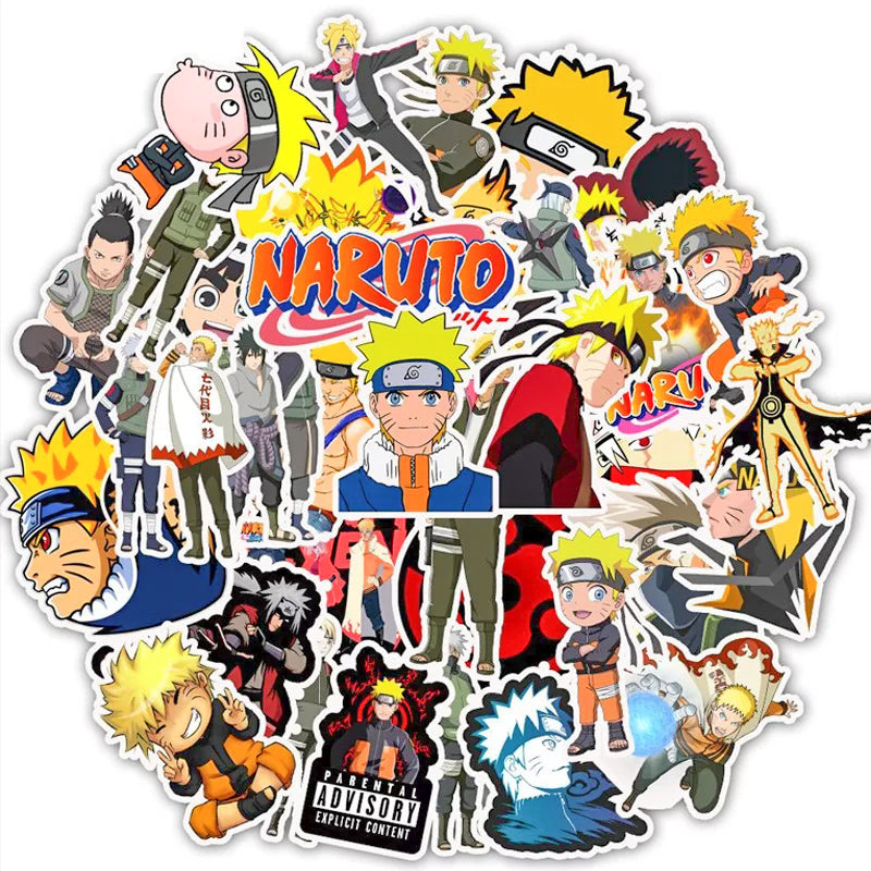 Set de 50 stickers Naruto
