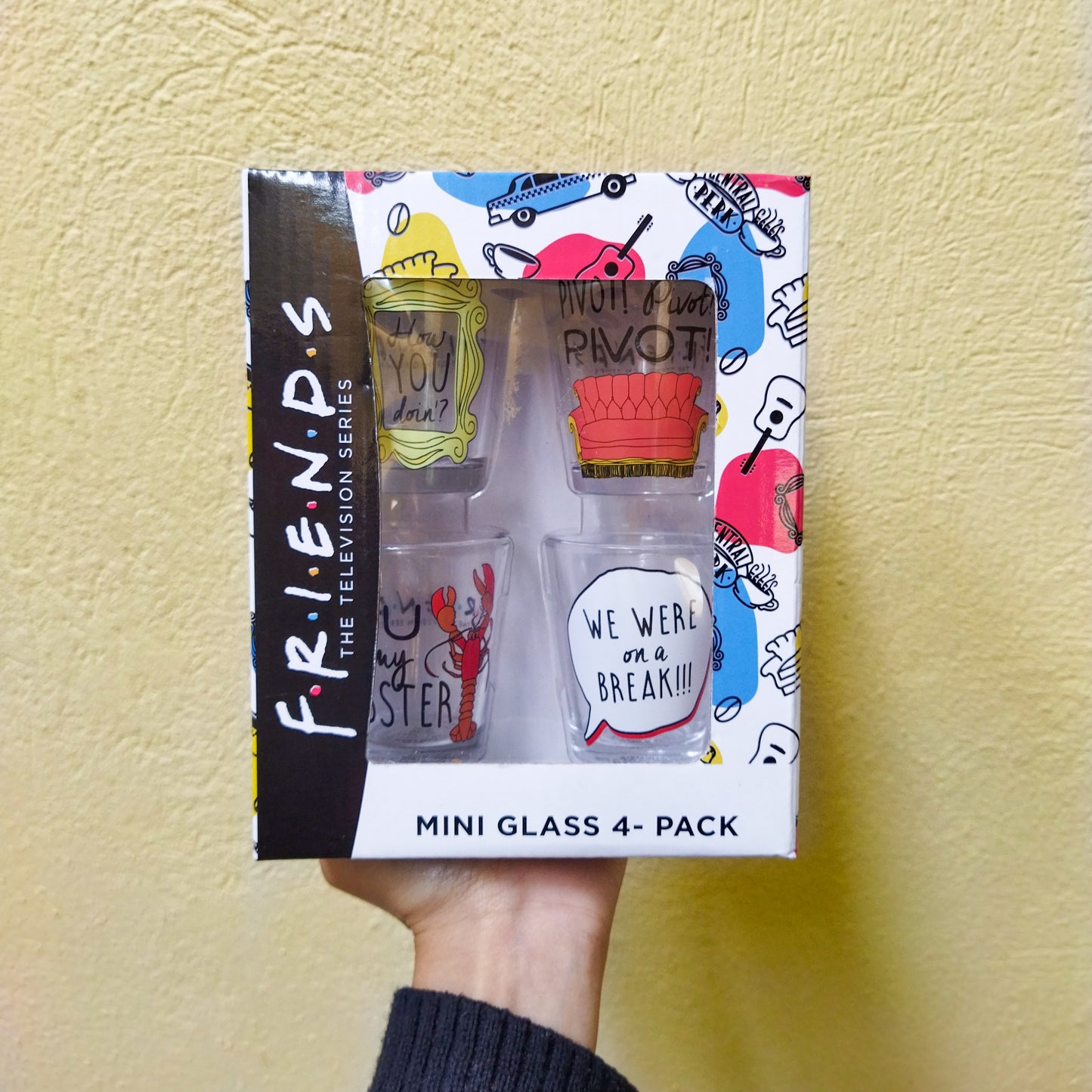 Vaso plástico con tapa y pajilla de Friends