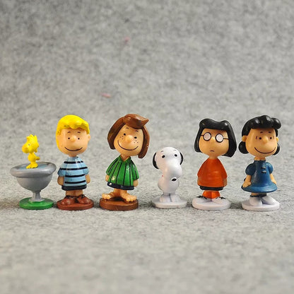 Set de 12 figuras Snoopy