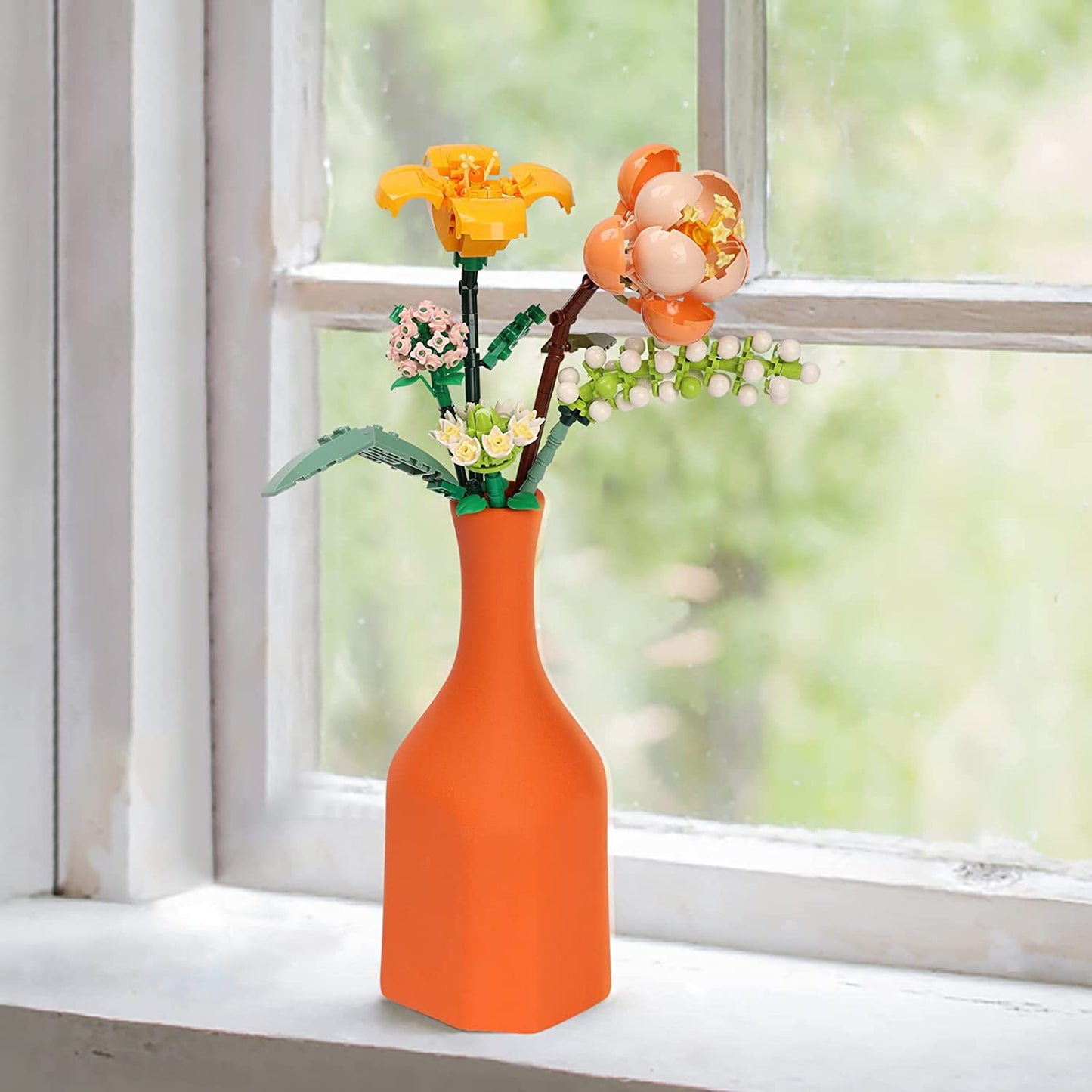 Ramo de flores de bloques para armar (456 pcs)