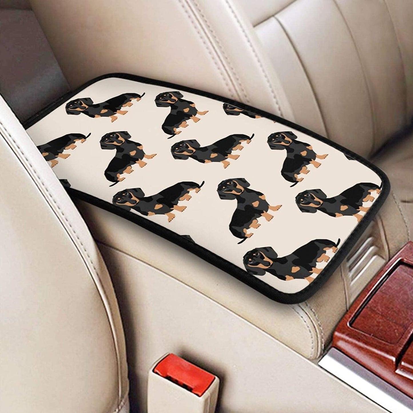 Funda apoyabrazos para auto Dachshund