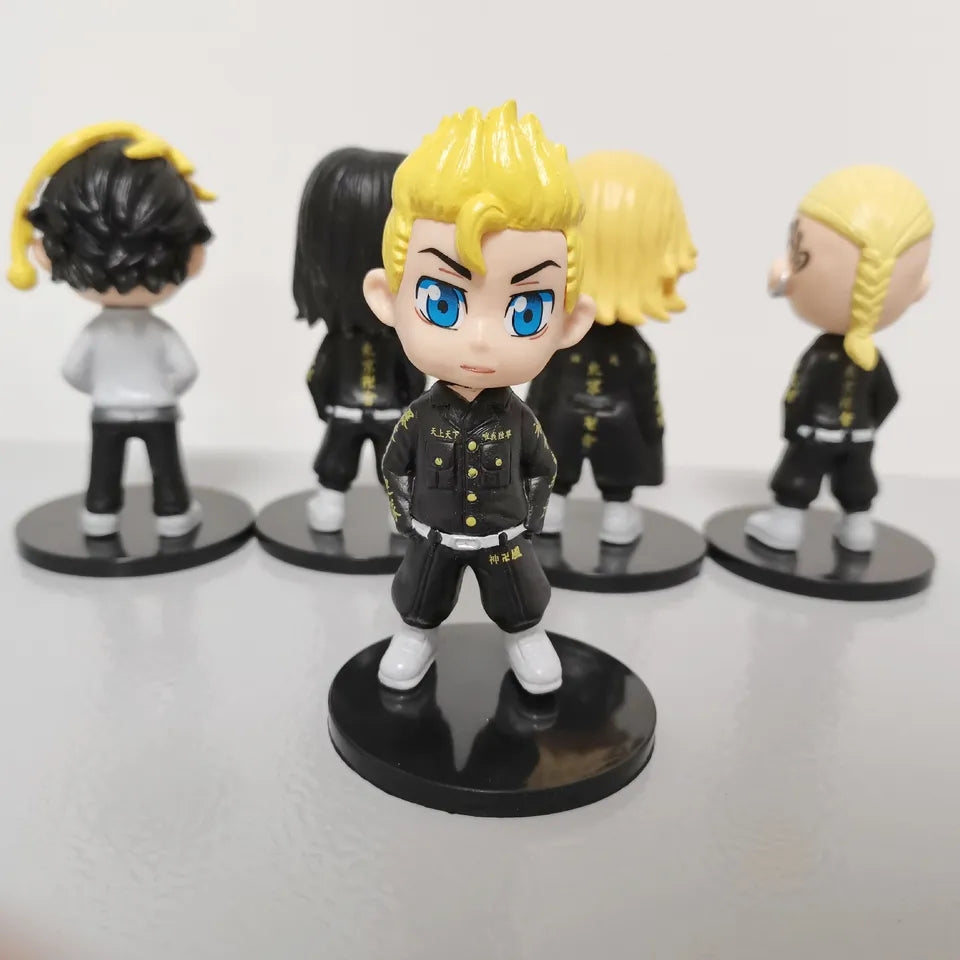 Set de 5 figuras Tokyo Revengers 7 cm