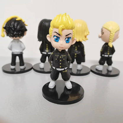 Set de 5 figuras Tokyo Revengers 7 cm