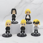 Set de 5 figuras Tokyo Revengers 7 cm