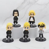 Set de 5 figuras Tokyo Revengers 7 cm