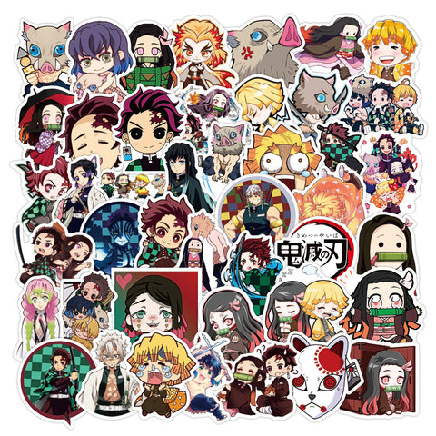 Set de 50 stickers Kimetsu no Yaiba