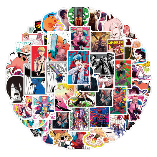 Set de 50 stickers Chainsaw Man