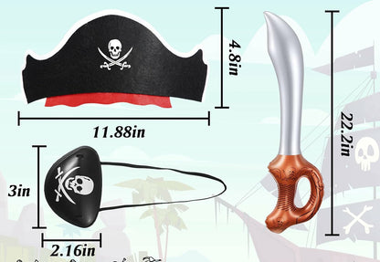 Set de accesorios para disfraz de pirata adulto