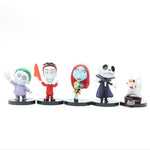 Set de 5 figuras Nightmare Before Christmas 7 cm