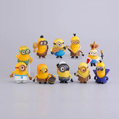 Set de 10 figuras Minions 5 cm