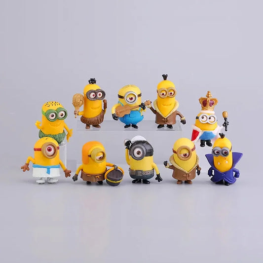 Set de 10 figuras Minions 5 cm