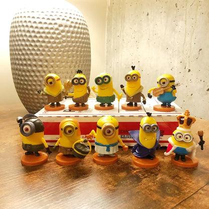 Set de 10 figuras Minions 5 cm