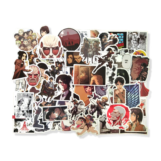Set de 50 stickers Attack on Titan