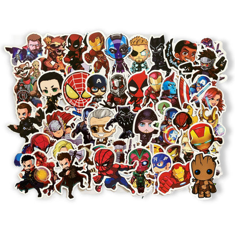 Set de 50 stickers Marvel