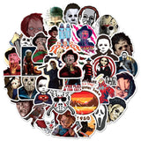 Set 50 stickers películas de horror clásicas