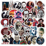 Set 50 stickers películas de horror clásicas