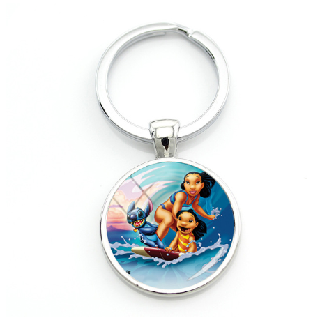 Llavero Lilo & Stitch surf